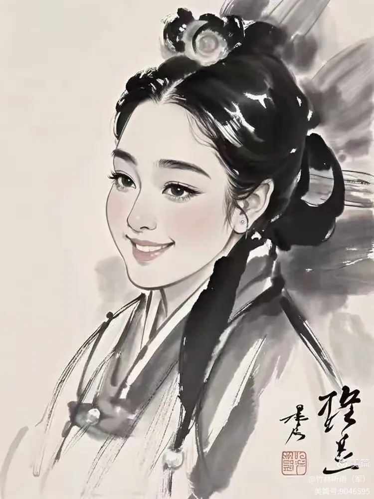 高清人物画像: 朝鲜族美少女